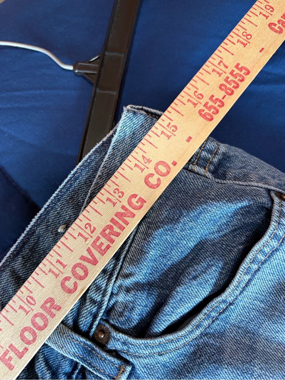 VTG American Eagle Favorite Fit Low Rise Flare Jeans Sz 6 Regular Y2K - Picture 6 of 10